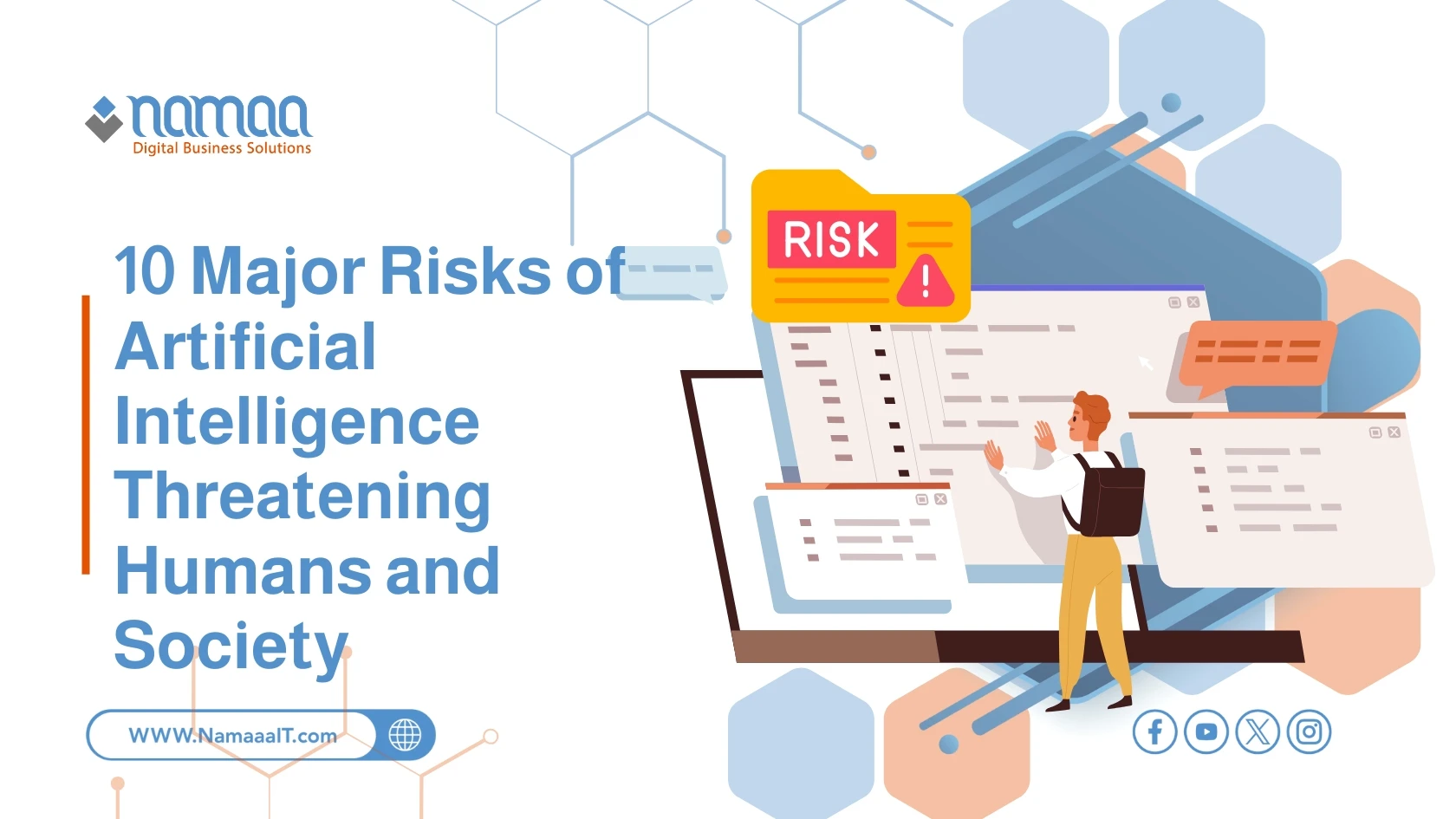 10 Major Risks of Artificial Intelligence Threatening Humans and Society